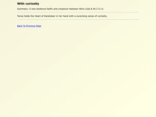 Fanfics EN/With_curiosity screenshot