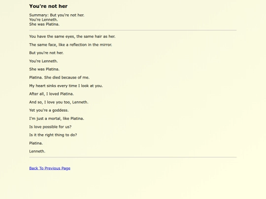 Fanfics EN/Youre_not_her screenshot