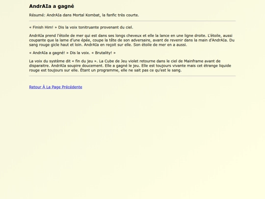 Fanfics FR/AndrAIa_a_gagne screenshot