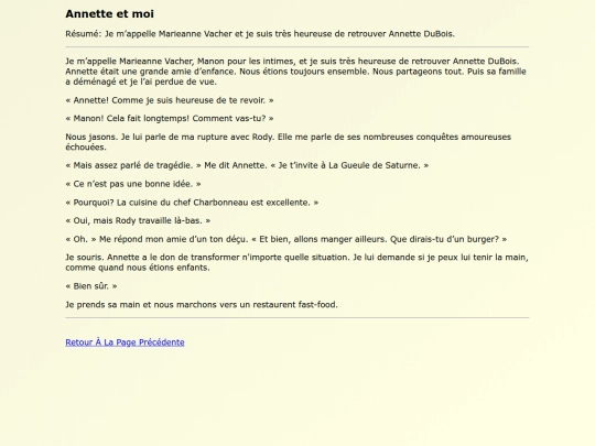 Fanfics FR/Annette_et_moi screenshot