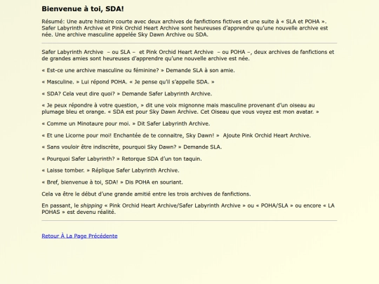 Fanfics FR/Bienvenue_a_toi_SDA screenshot