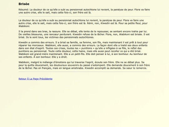 Fanfics FR/Brisee screenshot