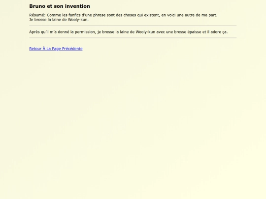Fanfics FR/Brosser_la_laine screenshot