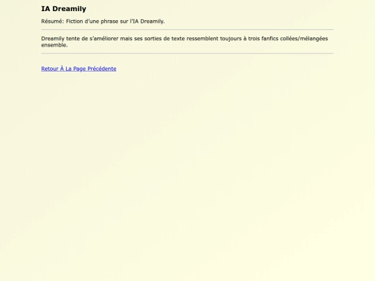 Fanfics FR/IA_Dreamily screenshot