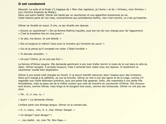 Fanfics FR/Il_est_condamne screenshot