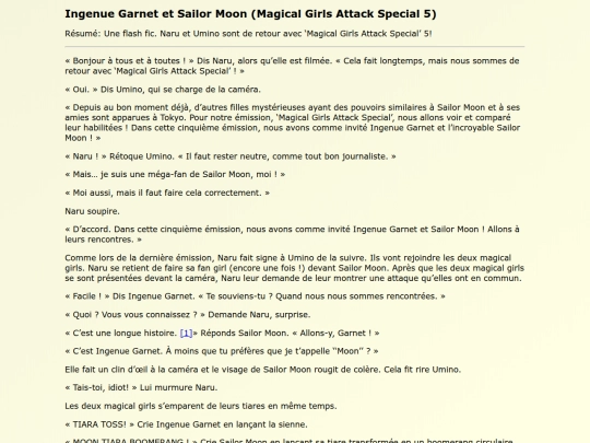 Fanfics FR/Ingenue_Garnet_et_Sailor_Moon screenshot