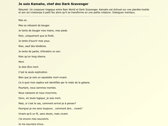Fanfics FR/Je_suis_Kamaho_chef_des_Dark_Scavenger screenshot