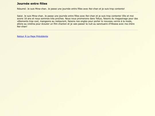 Fanfics FR/Journee_entre_filles screenshot