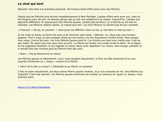 Fanfics FR/Le_chat_qui_dort screenshot