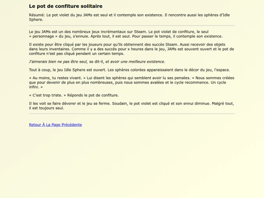 Fanfics FR/Le_pot_de_confiture screenshot