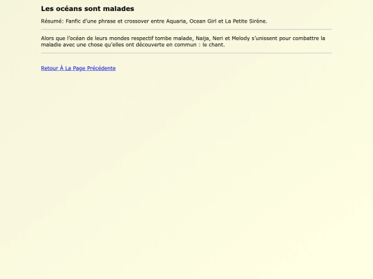 Fanfics FR/Les_oceans_sont_malades screenshot