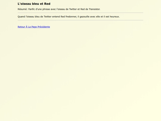 Fanfics FR/Loiseau_bleu_et_Red screenshot