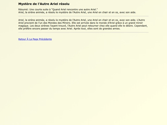 Fanfics FR/Mystere_de_lAutre_Ariel screenshot