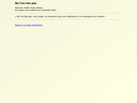 Fanfics FR/Ne_ten_fais_pas screenshot