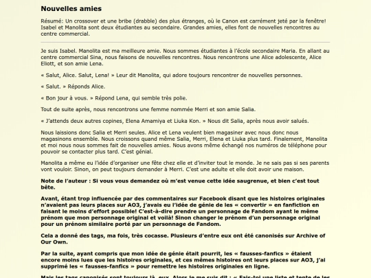Fanfics FR/Nouvelles_amies screenshot