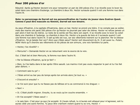 Fanfics FR/Pour_200_pieces_dor screenshot