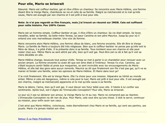 Fanfics FR/Pour_elle_Mario_se screenshot