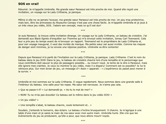 Fanfics FR/SOS_en_vrai screenshot