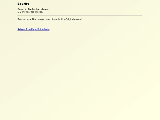 Fanfics FR/Sourire screenshot