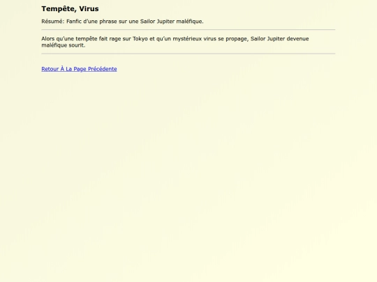Fanfics FR/Tempete_Virus screenshot
