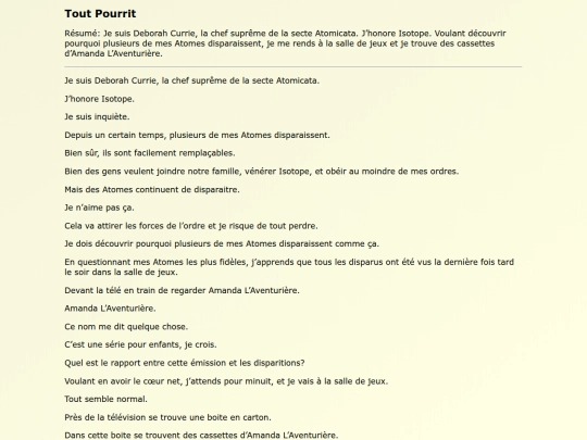 Fanfics FR/Tout_Pourrit screenshot