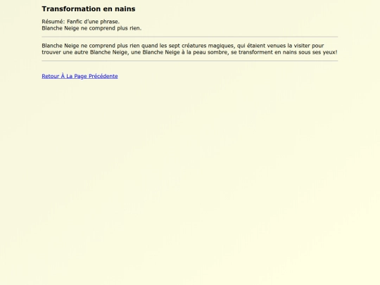 Fanfics FR/Transformation_en_nains screenshot