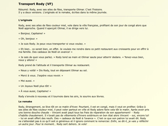 Fanfics FR/Transport_Rody_VF screenshot
