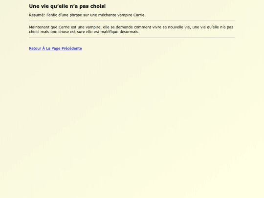 Fanfics FR/Une_vie_quelle_na_pas screenshot