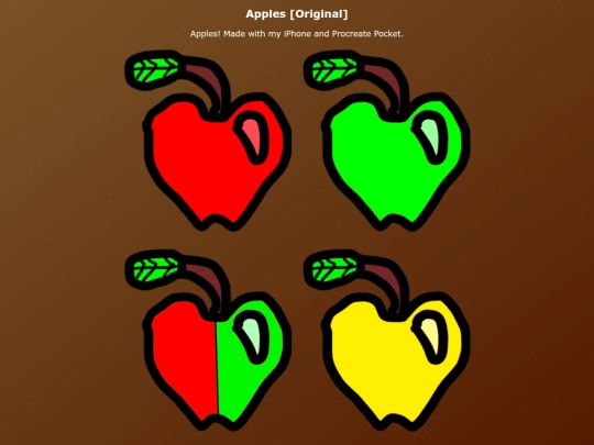 My Drawings EN/Apples_Art screenshot