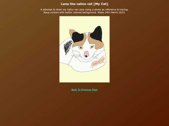 My Drawings EN/Lana_the_calico_cat_Art screenshot