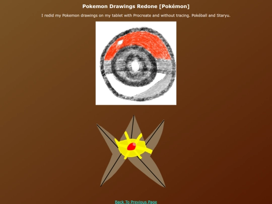 My Drawings EN/Pokemon_Drawings_Redone screenshot