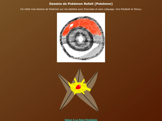 My Drawings FR/Dessins_de_Pokemon_Refait screenshot
