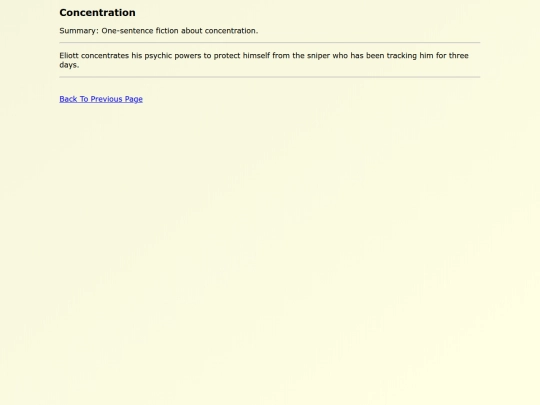 Original Works EN/Concentration screenshot