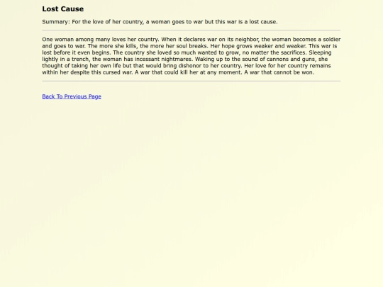 Original Works EN/Lost_Cause screenshot