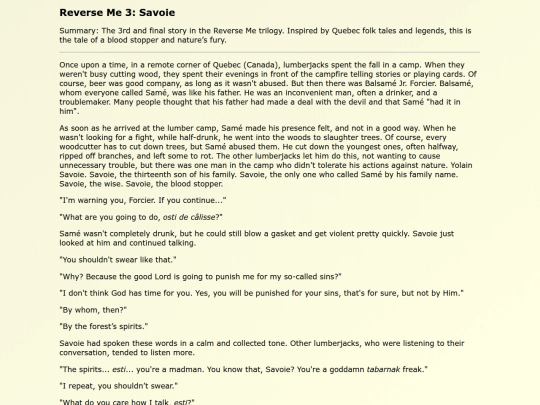 Original Works EN/Reverse_Me_3_Savoie screenshot