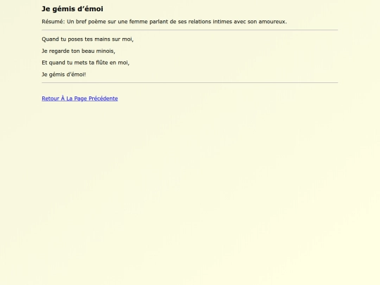 Original Works FR/Je_gemis_demoi screenshot