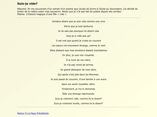 Original Works FR/Suis-je_vide screenshot