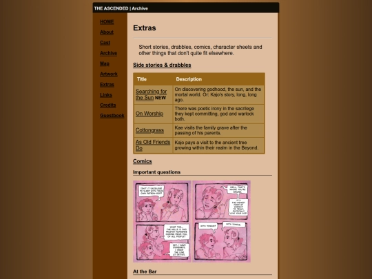 extras screenshot