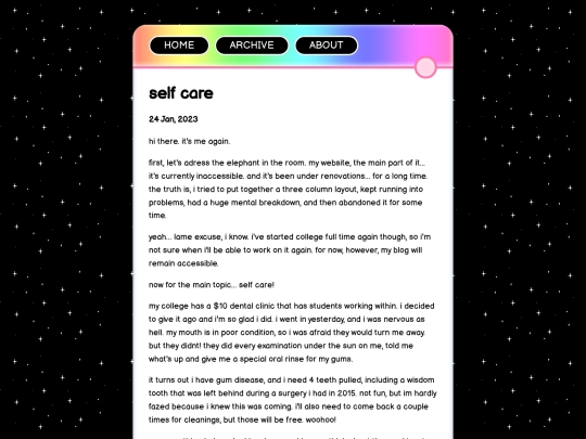 posts/2023-01-24-self-care screenshot