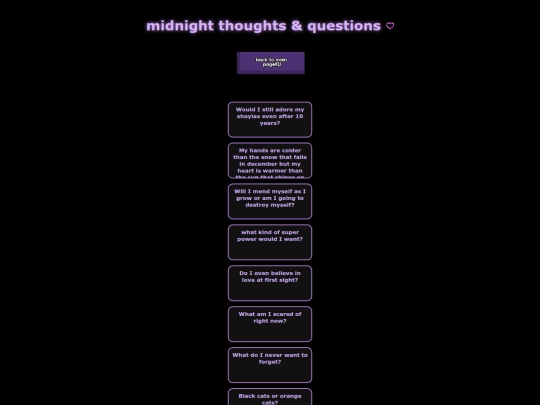 midnightthoughts screenshot