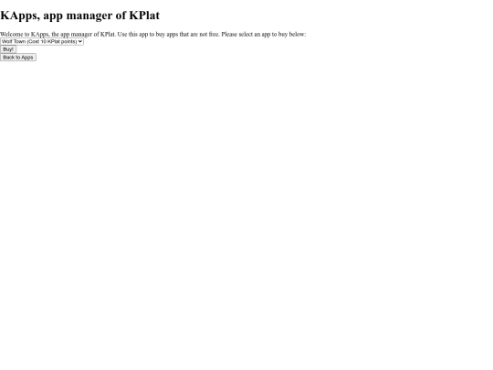 KPlat/KApps screenshot