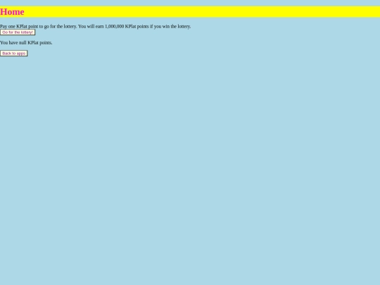KPlat/KLottery screenshot