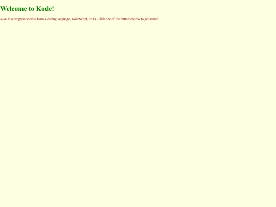 KPlat/Kode screenshot