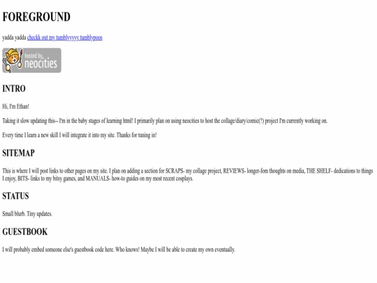 index screenshot
