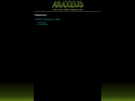 pages/characters screenshot