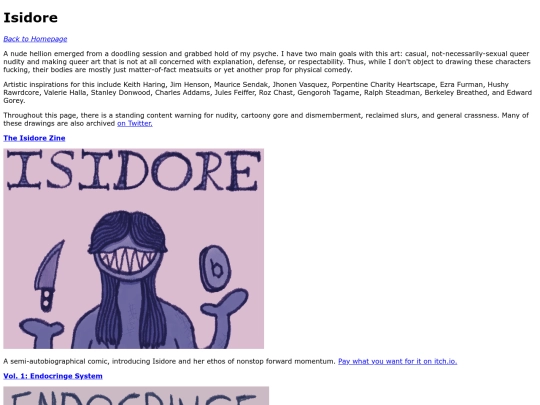 isidore screenshot