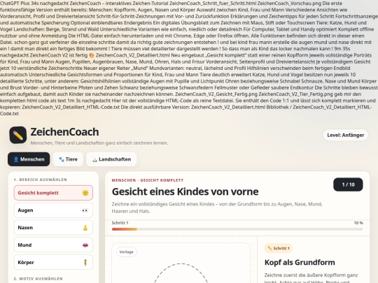 zeichnen/ZeichenCoach screenshot