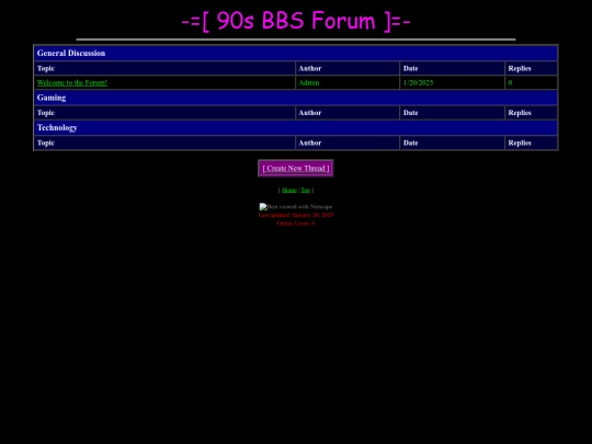 forum screenshot