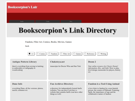 linkbib/hobby screenshot
