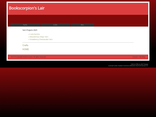 yarnprojects/yarnprojects2025/yarnprojects2025 screenshot